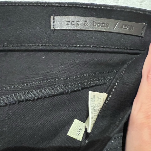 Rag & bone leather jeans NWOT size 30 - Picture 5 of 9
